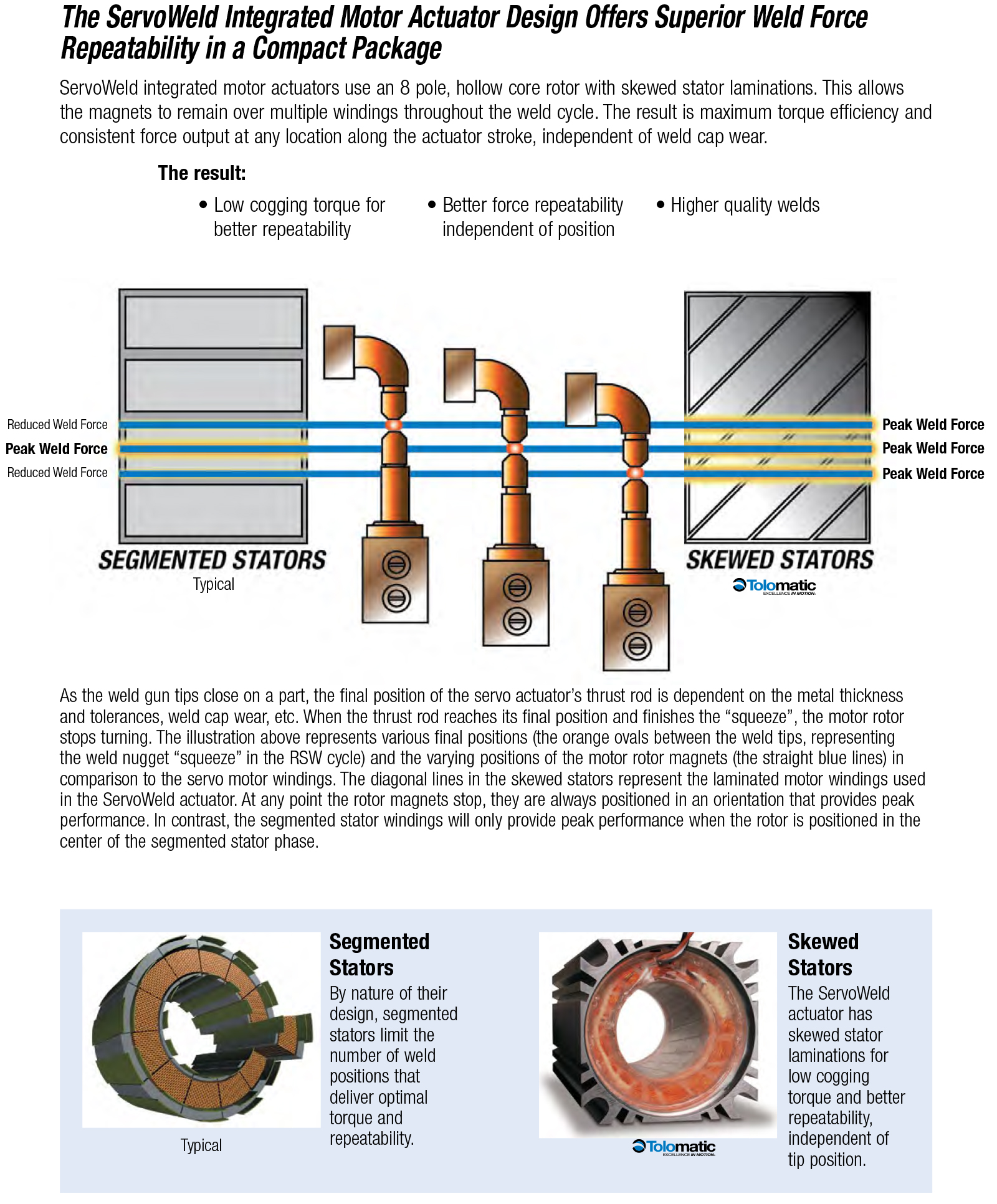 Skewed vs. Segmented motors