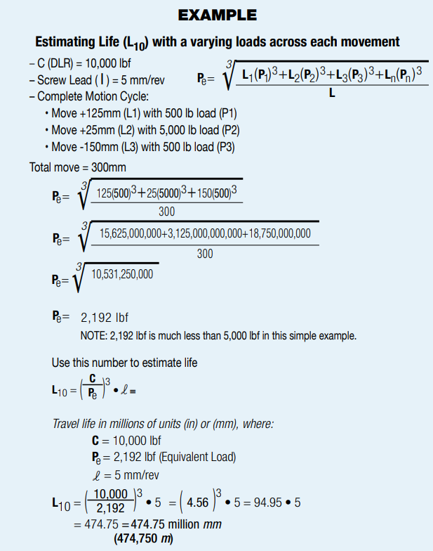 L10 Varying Load Equation