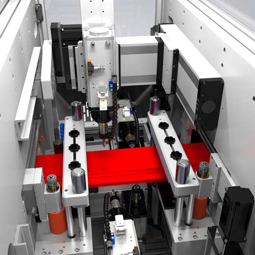 Machining with high-speed drills and routers on aluminum framing; Case Study