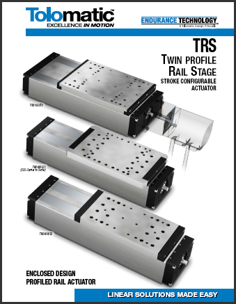 TRS Twin Rail Stage, Profiled Rail Actuator Catalog