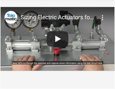Sizing Electric Actuators for Hydraulic Replacement