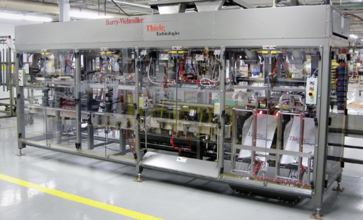 Electric screw actuators from Tolomatic improve accuracy and productivity of Thiele modular bagging system