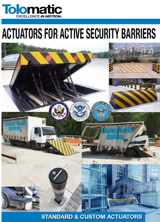 Actuators for Active Security Barriers