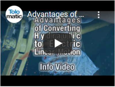 Advantages of Converting Hydraulic to Electric Linear Motion