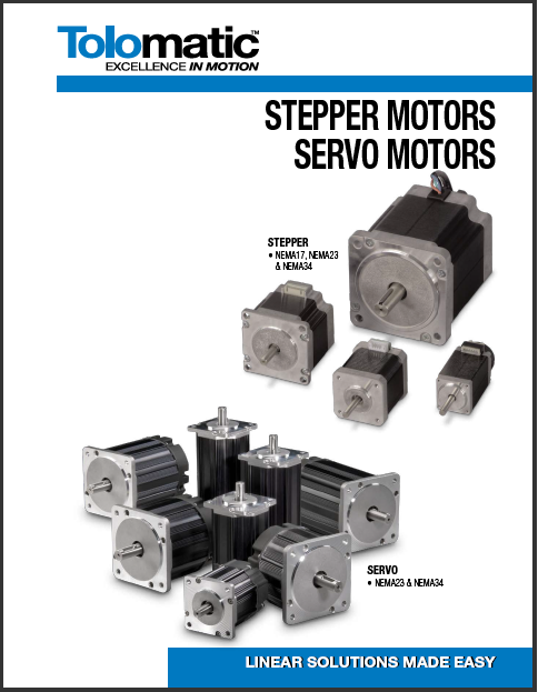 Stepper Motors, Servo Motors