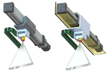 This application depicts a spray head that is directed away from the actuator This application depicts a spray head that is directed away from the actuator